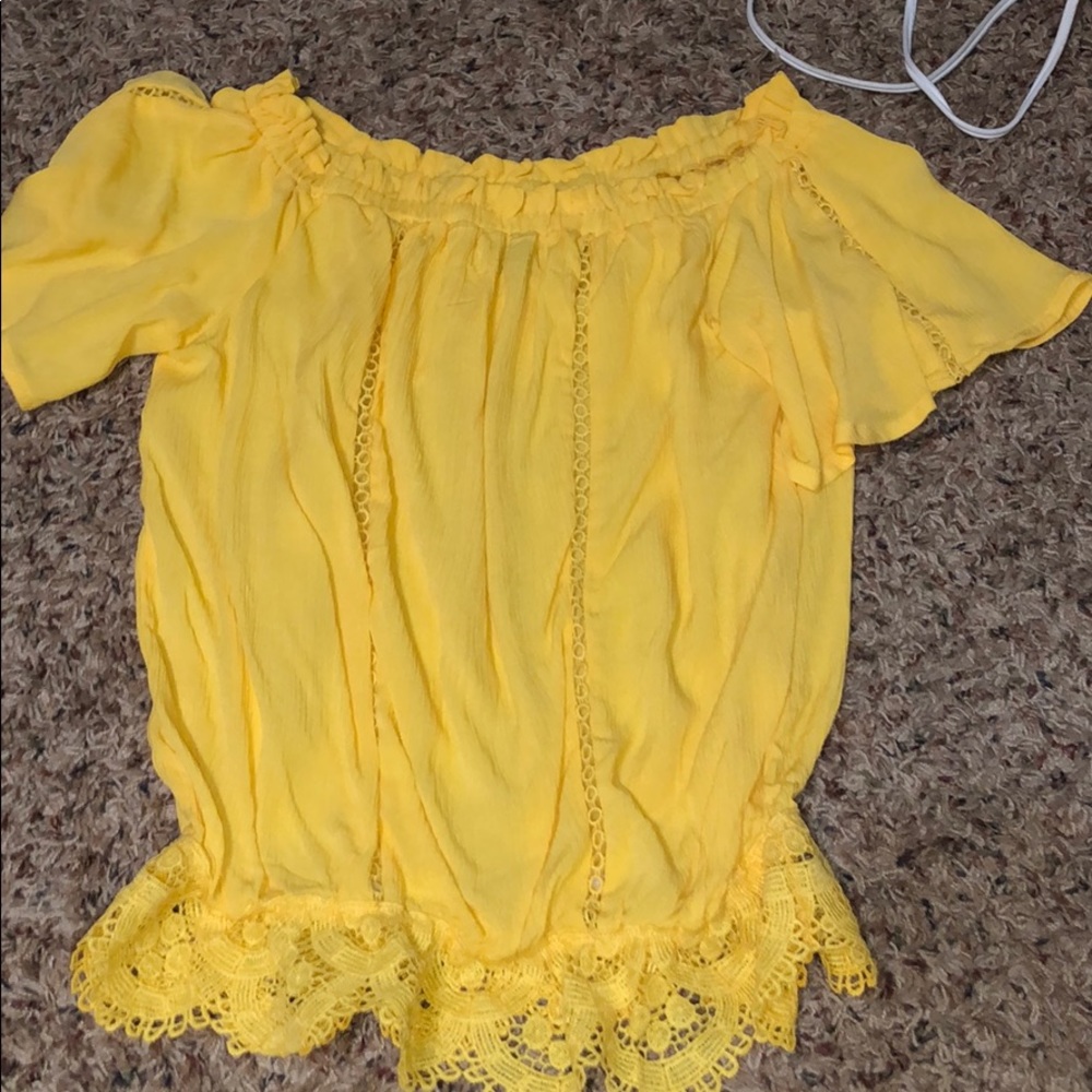 Off the shoulder blouse